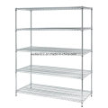 800lbs Adjustable Shelf Steel Wire Metal Shelving Rack with NSF and SGS Approval